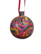 Pink swirl ornament